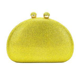 Sparkly Rhinestone Evening Bag Crystal Clutch Purses Glitter Shell -_-